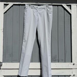 Abacus UK 14/US 12 golf Women's White and grey stripped Pants